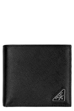Load image into Gallery viewer, Leather flap-over wallet
