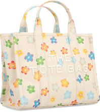 Load image into Gallery viewer, The Wild Daisy Canvas Medium Tote Bag
