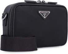 Carica l'immagine nel visualizzatore di Gallery, Messenger bag Prada Brique in pelle e nylon
