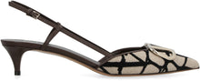 Load image into Gallery viewer, Valentino Garavani - Toile Iconographe motif pointy-toe slingback pumps

