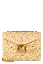Load image into Gallery viewer, Valentino Garavani - One Stud raffia crossbody bag
