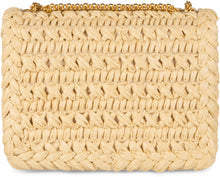 Load image into Gallery viewer, Valentino Garavani - One Stud raffia crossbody bag
