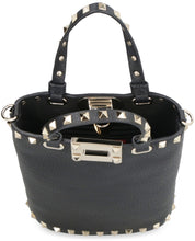Carica l'immagine nel visualizzatore di Gallery, Valentino Garavani - Tote bag Rockstud in pelle martellata
