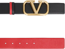 Carica l'immagine nel visualizzatore di Gallery, Valentino Garavani - Cintura reversibile in pelle
