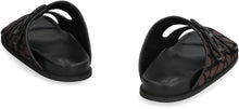 Load image into Gallery viewer, Valentino Garavani - Vlogo leather and fabric slides
