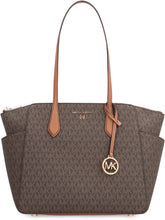 Load image into Gallery viewer, Marilyn all over logo canvas tote
