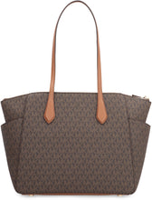 Load image into Gallery viewer, Marilyn all over logo canvas tote
