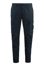Carica l'immagine nel visualizzatore di Gallery, Pantaloni cargo in cotone stretch
