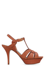 Load image into Gallery viewer, Tribute heeled leather sandals
