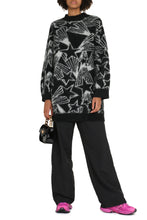 Load image into Gallery viewer, Shooting Stars intarsia sweater-dress
