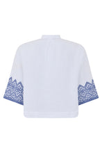 Carica l'immagine nel visualizzatore di Gallery, Camicia in lino con maniche a tre quarti
