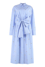 Carica l&#39;immagine nel visualizzatore di Gallery, Abito chemisier in popeline di cotone
