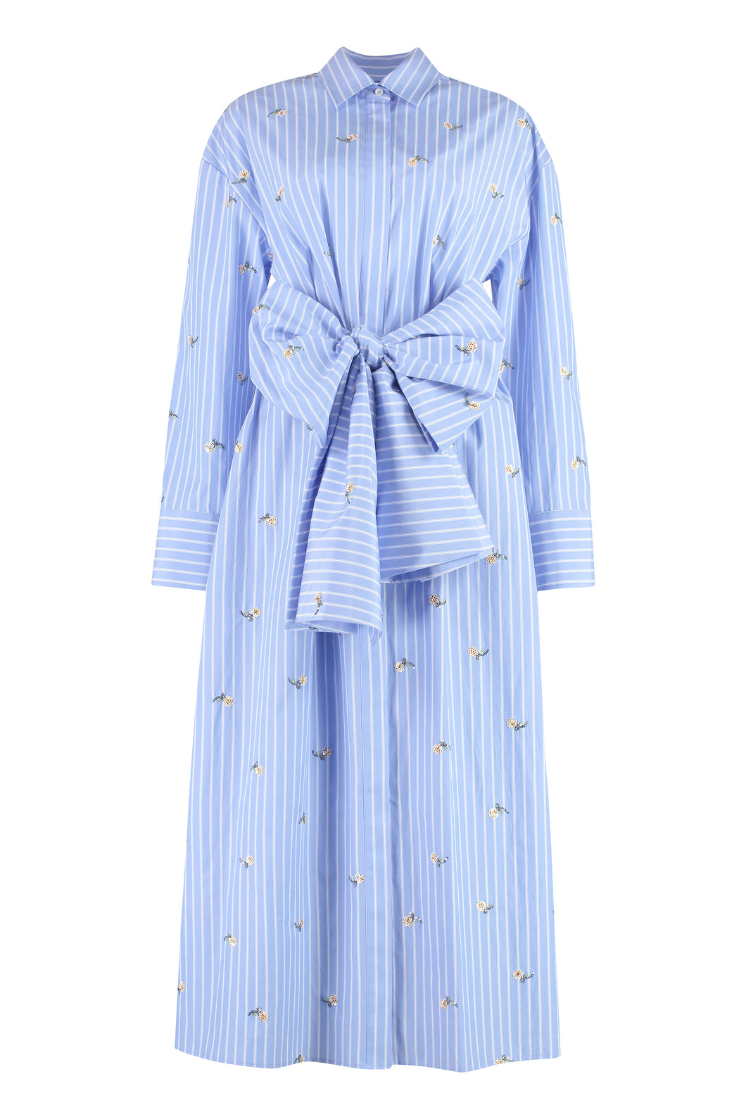 Abito chemisier in popeline di cotone