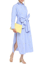 Carica l&#39;immagine nel visualizzatore di Gallery, Abito chemisier in popeline di cotone
