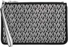 Carica l'immagine nel visualizzatore di Gallery, Busta Jet Set in suede con logo
