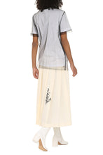 Carica l'immagine nel visualizzatore di Gallery, T-shirt a strati in tulle e cotone
