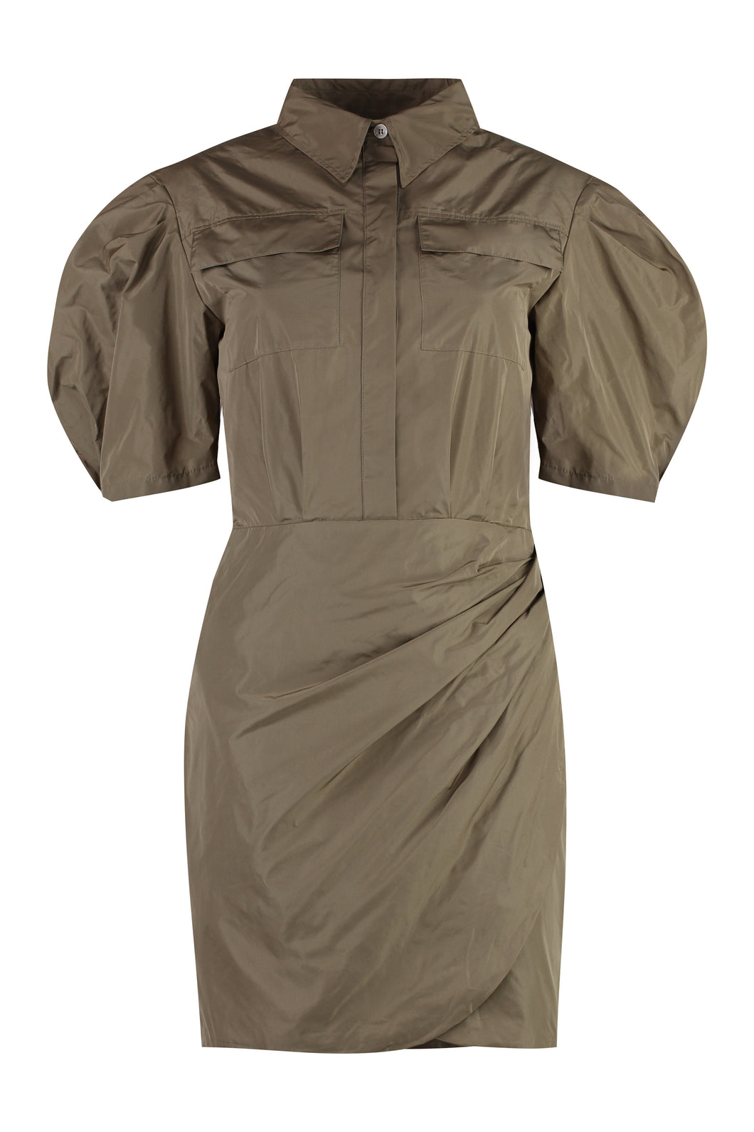 Technical nylon dress