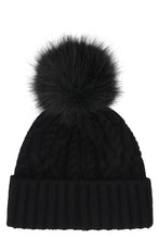Carica l'immagine nel visualizzatore di Gallery, Cappello in lana tricot con pom-pon
