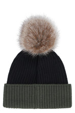 Load image into Gallery viewer, Ribbed knit wool beanie hat

