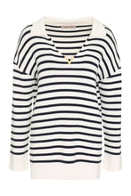 Carica l'immagine nel visualizzatore di Gallery, Maglione in cotone con scollo a V
