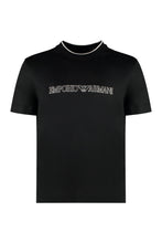 Carica l'immagine nel visualizzatore di Gallery, T-shirt girocollo in misto cotone
