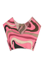 Carica l'immagine nel visualizzatore di Gallery, Crop top stampato
