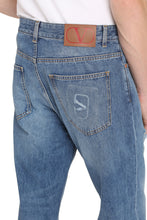 Carica l'immagine nel visualizzatore di Gallery, Jeans straight leg a 5 tasche
