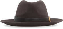 Carica l'immagine nel visualizzatore di Gallery, Valentino Garavani - Cappello fedora Vlogo Signature in tessuto
