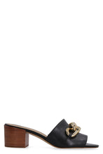 Load image into Gallery viewer, Scarlett leather mules
