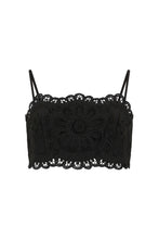 Load image into Gallery viewer, Short lace macramé top
