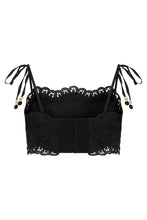 Load image into Gallery viewer, Short lace macramé top
