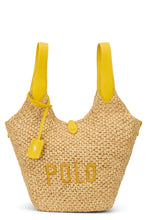 Carica l'immagine nel visualizzatore di Gallery, Tote Polo Play in Raffia e Pelle
