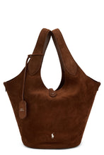 Load image into Gallery viewer, Suede leather tote bag
