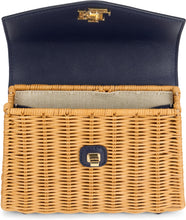 Carica l'immagine nel visualizzatore di Gallery, Borsa Bauletto Farrah In Rattan Intrecciato
