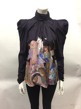 Carica l'immagine nel visualizzatore di Gallery, Blusa in seta stampata
