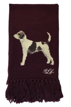 Load image into Gallery viewer, Scarf in mixed wool with jacquard pattern
