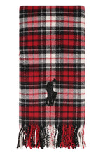 Load image into Gallery viewer, Big Pony wool scarf with beads
