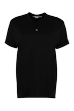 Carica l'immagine nel visualizzatore di Gallery, T-shirt in cotone con stella ricamata
