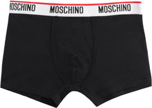 Carica l'immagine nel visualizzatore di Gallery, Set da due boxer in cotone con banda elastica logata
