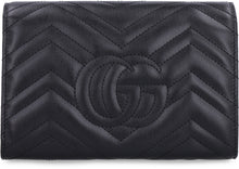Carica l'immagine nel visualizzatore di Gallery, Mini borsa a tracolla GG Marmont in pelle
