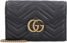 Carica l'immagine nel visualizzatore di Gallery, Mini borsa a tracolla GG Marmont in pelle
