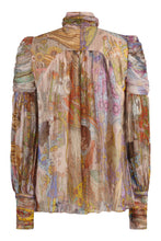 Carica l'immagine nel visualizzatore di Gallery, Blusa in seta stampata
