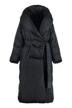Load image into Gallery viewer, Elie Blanket long hooded down jacket
