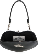 Carica l'immagine nel visualizzatore di Gallery, Clutch Belle Heart Frame in pelle martellata
