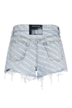Carica l'immagine nel visualizzatore di Gallery, Shorts Bite in denim a vita alta

