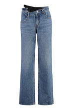 Carica l'immagine nel visualizzatore di Gallery, Jeans straight leg a 5 tasche
