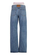 Carica l'immagine nel visualizzatore di Gallery, Jeans straight leg a 5 tasche
