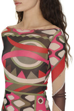 Carica l&#39;immagine nel visualizzatore di Gallery, Abito in mesh stampato
