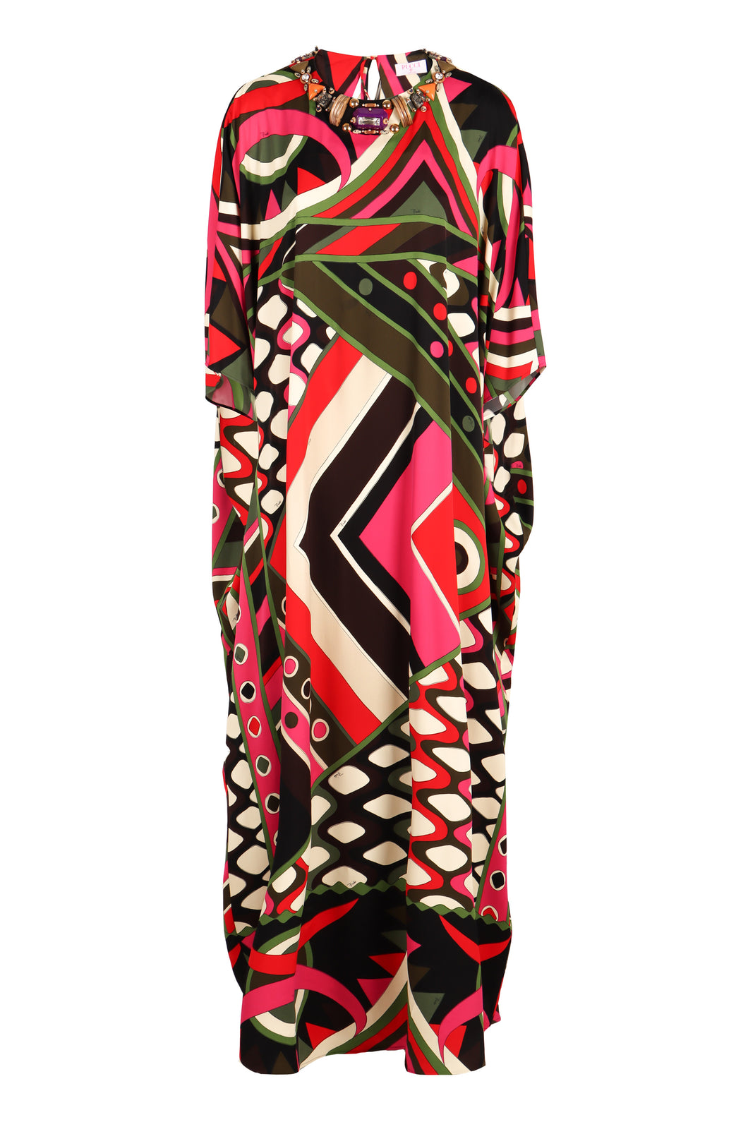 Printed kaftan dress