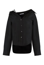 Carica l'immagine nel visualizzatore di Gallery, Camicia asimmetrica in cotone

